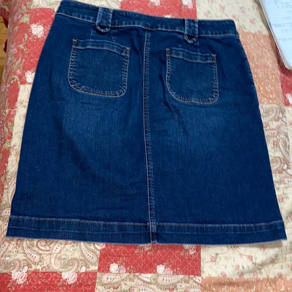 Talbots Anchor Button Skirt - Picture 5 of 7